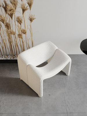 Fabric Leisure Chair Living Room Furniture White cloth  Fabric Leisure Chair