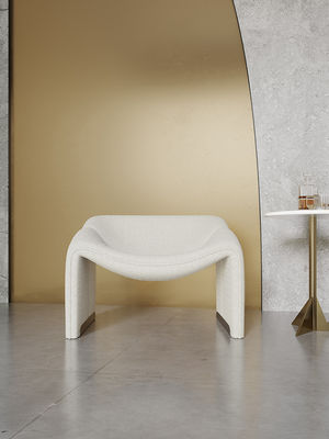 Fabric Leisure Chair Living Room Furniture White cloth  Fabric Leisure Chair