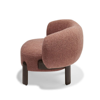 Bedroom Upholstery Teddy Fabric Chair High Elastic Sponge Filling