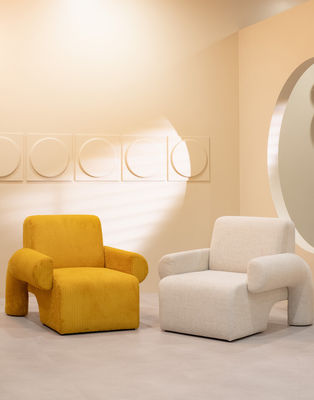 Corduroy Fabric Leisure Chair
