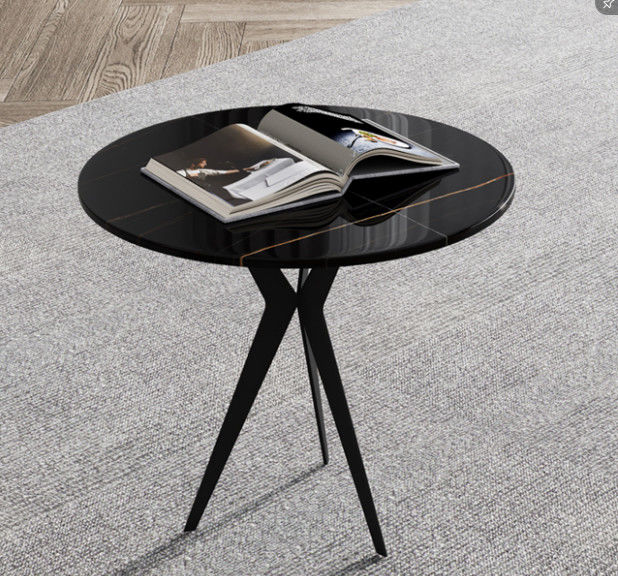 Acid Resistant Round Rock Coffee Table Modern Rock Top Coffee Table