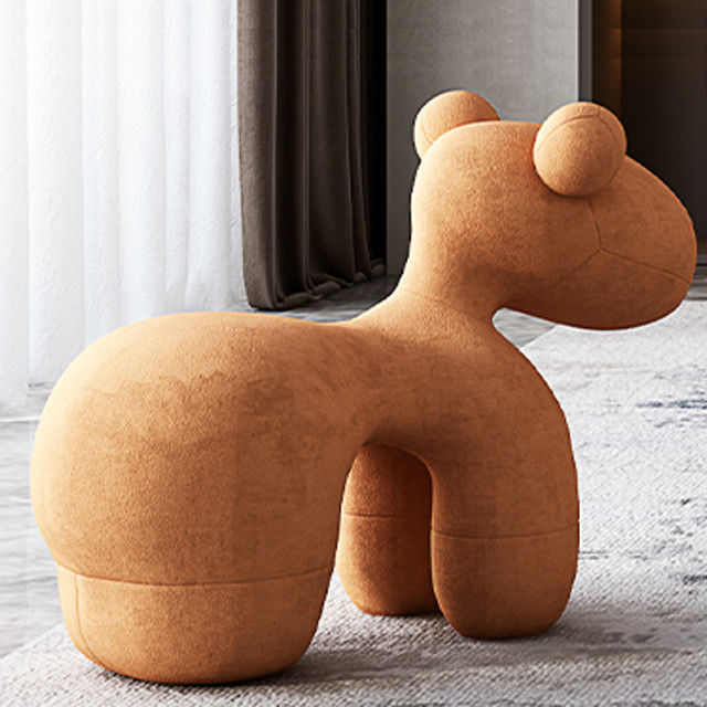 Children Single Leisure Animal Pony Chair For Living Room